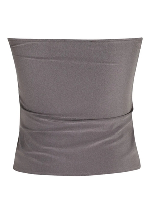 Coperni multi-buckle strapless top - Grey