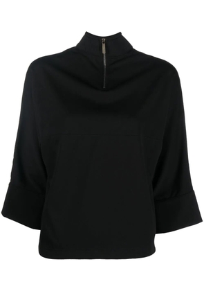 Opening Ceremony logo-patch high-neck jersey top - Black