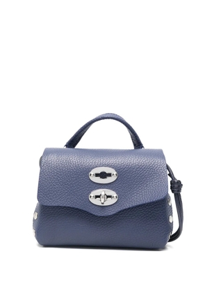 Zanellato textured top-handle tote bag - Blue