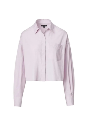 rag & bone Marin cropped shirt - Purple
