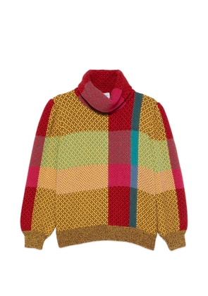 Valentino Garavani Pre-Owned 1980s roll-neck wool sweater - Yellow