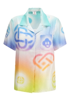 Casablanca printed shirt - White