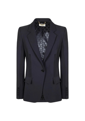 Elisabetta Franchi button single-breasted blazer - Blue