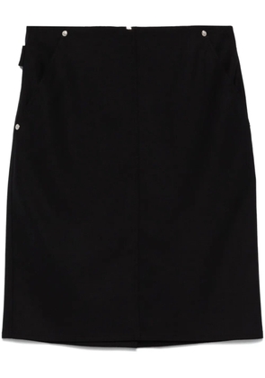 MOSCHINO JEANS rear-slit mini skirt - Black