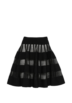 Alaïa Pre-Owned 2010s panelled mini skirt - Black