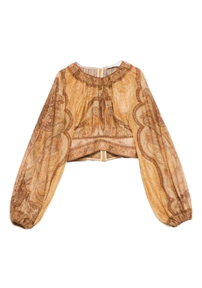 ZIMMERMANN Wanderlust printed blouse - Yellow