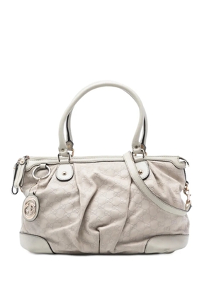 Gucci Pre-Owned 2016-2025 Guccissima Sukey satchel - White