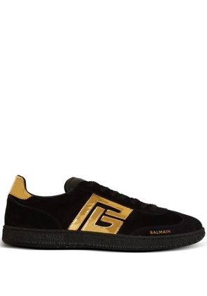Balmain Swan suede sneakers - Black