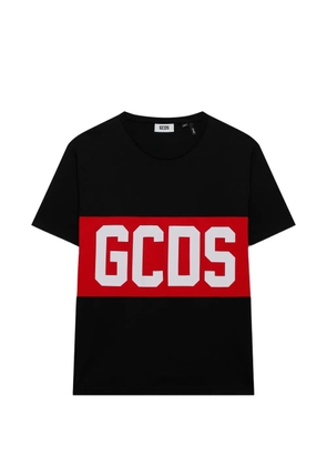 GCDS logo-band T-shirt - Black