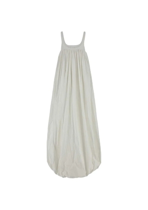 ARMARIUM gathered balloon-hem dress - White