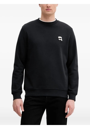 Karl Lagerfeld logo crew-neck sweatshirt - Black