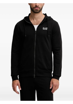 Ea7 Emporio Armani logo-print tracksuit - Black