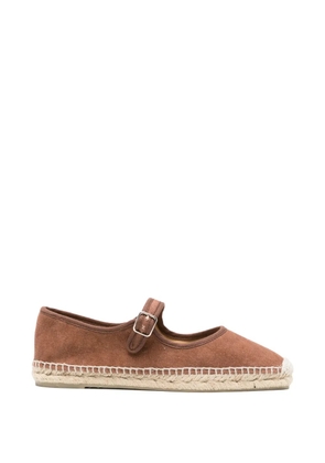 Castañer Padua buckle-strap flats - Brown