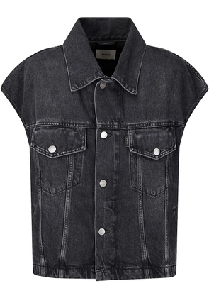 Haikure Gail Mid denim jacket - Black