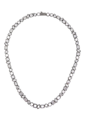 DARKAI mixed bezels necklace - Grey