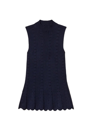 TWINSET scalloped-trim top - Blue