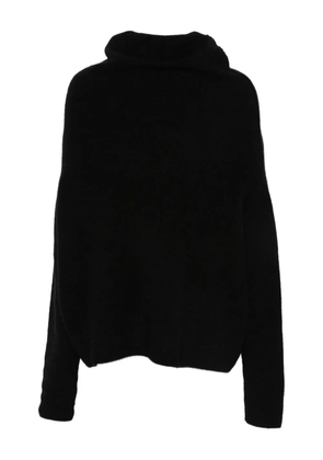 Rick Owens Shroud hooded jumper - Black