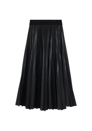 Simkhai Kezia pleated midi skirt - Black