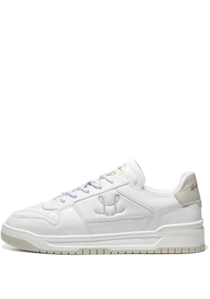 Leandro Lopes quilted lace-up sneakers - White