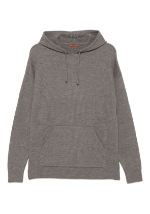 Barena wool long-sleeve hoodie - Brown