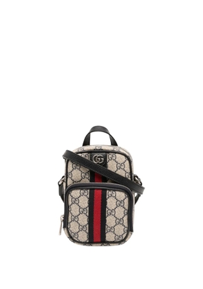 Gucci Pre-Owned 2016-2026 Mini GG Supreme Ophidia satchel - Brown