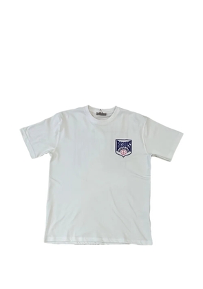 Bisous Skateboards Blason logo-print T-shirt - White
