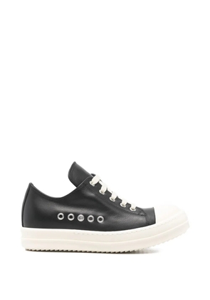 Rick Owens leather sneakers - Black