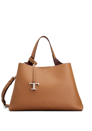 Tod's logo-detail shoulder bag - Brown