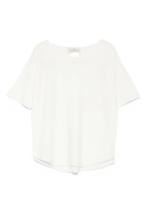 Bruno Manetti boat-neck T-shirt - White