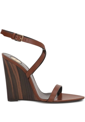 Saint Laurent 110mm May sandals - Brown
