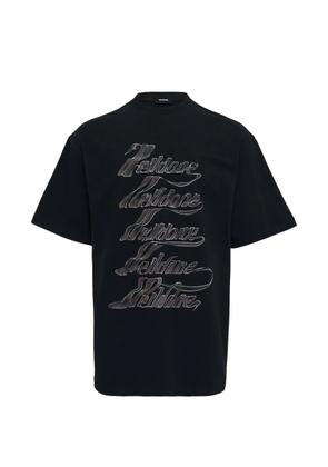 We11done logo-detail T-shirt - Black