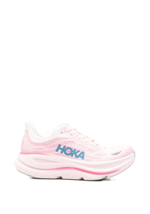 HOKA Bondi 9 lace-up sneakers - Pink