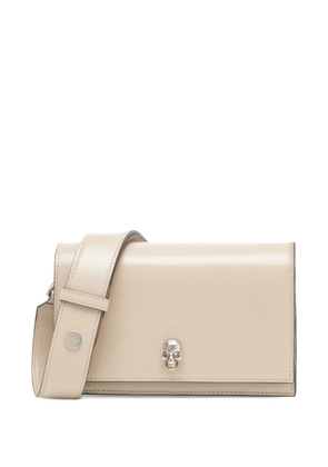 Alexander McQueen small The Biker Skull shoulder bag - Neutrals