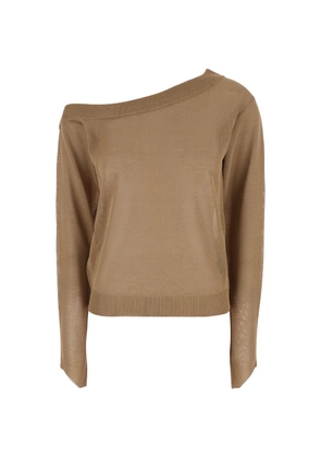 Federica Tosi off-shoulder knitwear - Neutrals
