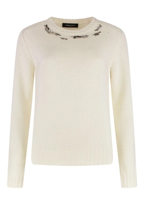 Fabiana Filippi crew-neck sweater - Neutrals