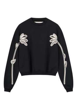 ROUGH. Floral sweatshirt - Black