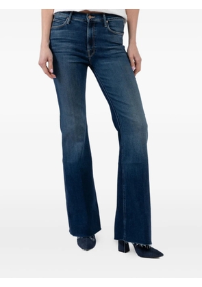 MOTHER frayed bell-bottom jeans - Blue