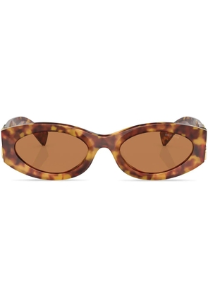 Miu Miu Eyewear tortoiseshell cat-eye sunglasses - Green