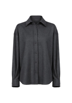 Harris Wharf London long-sleeve shirt - Grey