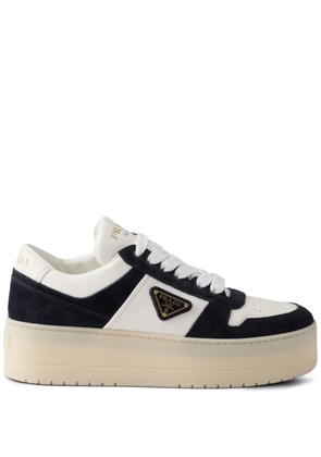Prada Downtown platform sneakers - White