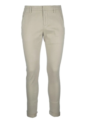 DONDUP logo-plaque trousers - Neutrals