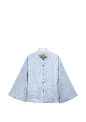 Shanghai Tang sequin embellished kimono jacket - Blue