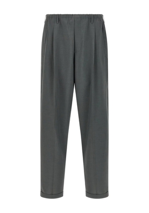 Magliano pleated-front turn-up trousers - Grey