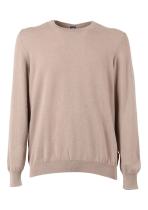 Fedeli crew-neck sweater - Neutrals
