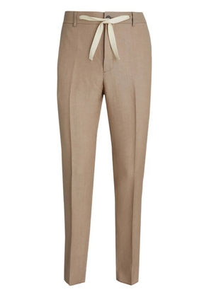 Brian Dales tapered trousers - Neutrals