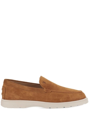 Tod's suede loafers - Brown