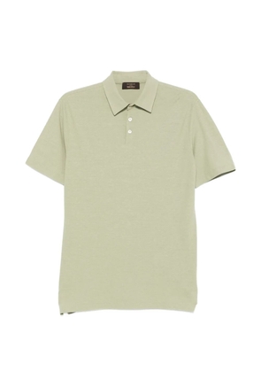 Zanone buttoned polo shirt - Green