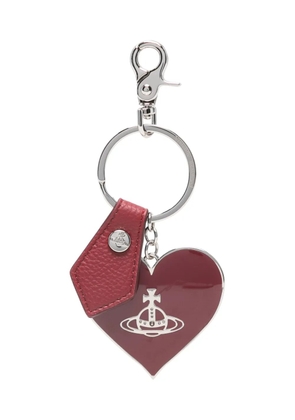 Vivienne Westwood Mirror Heart Orb keyring - Red