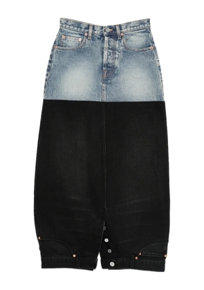VETEMENTS Double midi skirt - Black