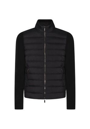 Moorer quilted zip-up jacket - Black